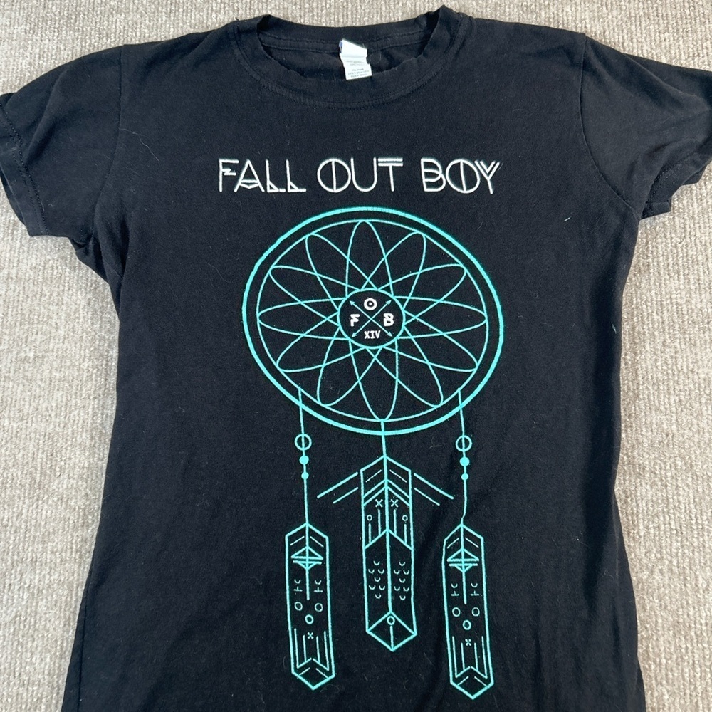 Tultex Black Tee with Dreamcatcher Design